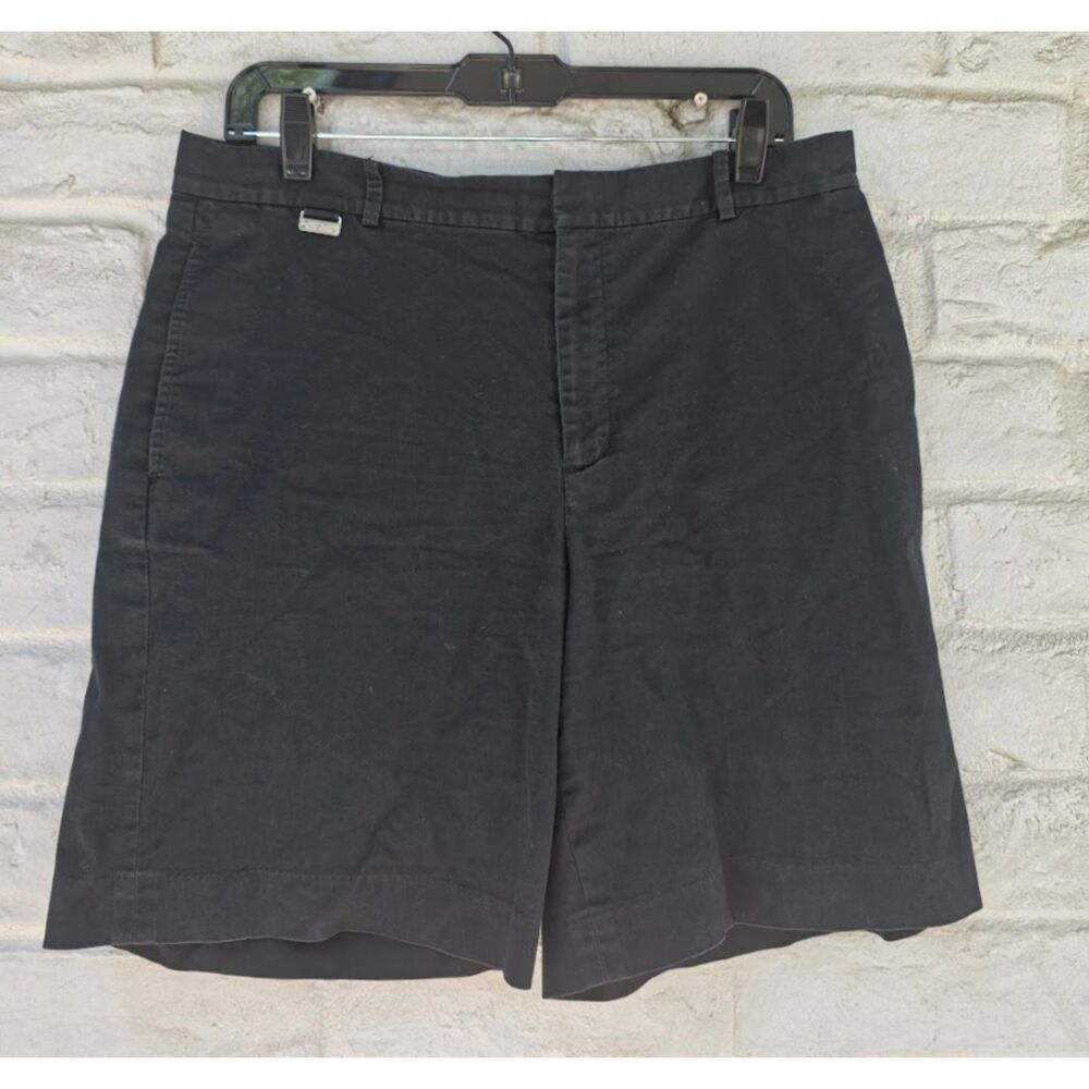 Lauren Active Ralph Lauren Black Chino Shorts Size 12
